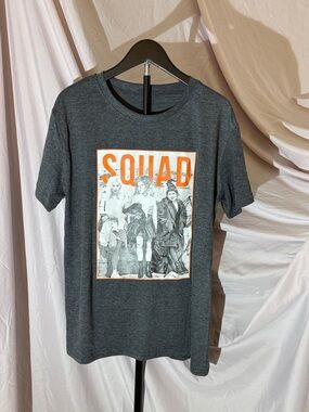 Squad Graphic Tee - Charcoal